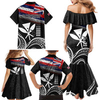 Hawaii Independence Day Family Matching Mermaid Dress and Hawaiian Shirt La Kuokoa - Happy 28th November LT14 - Polynesian Pride