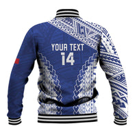 Toa Samoa Rugby Custom Baseball Jacket Go Champions Pacific Samoan Pattern - Polynesian Pride
