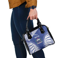 Toa Samoa Rugby Custom Shoulder Handbag Go Champions Pacific Samoan Pattern - Polynesian Pride