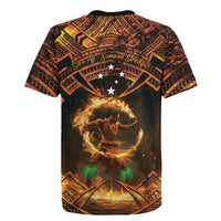 Samoa Teuila 2024 Festival Rugby Jersey Samoan Siva Afi With Red Gingers