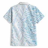 Blue New Zealand Puhoro Maori Tattoo Hawaiian Shirt LT14 - Polynesian Pride