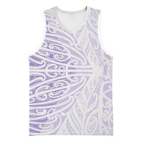 Purple New Zealand Puhoro Maori Tattoo Basketball Jersey