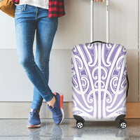 Purple New Zealand Puhoro Maori Tattoo Luggage Cover