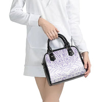 Purple New Zealand Puhoro Maori Tattoo Shoulder Handbag