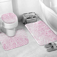 Pink New Zealand Puhoro Maori Tattoo Bathroom Set