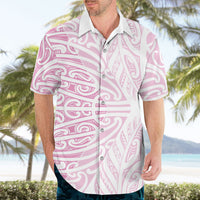 Pink New Zealand Puhoro Maori Tattoo Hawaiian Shirt