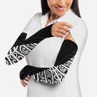 Black New Zealand Puhoro Maori Tattoo Arm Sleeves