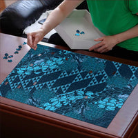 Naval Night Aloha Hawaii Puzzle Hawaiian Kakau Ohia Lehua Lei - Polynesian Pride