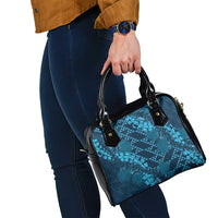 Naval Night Aloha Hawaii Shoulder Handbag Hawaiian Kakau Ohia Lehua Lei LT14 - Polynesian Pride