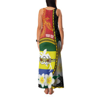 Personalised PNG Morobe Provins Family Matching Tank Maxi Dress and Hawaiian Shirt Papua New Guinea Plumeria Melanesian Pattern LT14 - Polynesian Pride