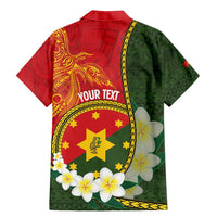Personalised PNG Isten Hailans Provins Family Matching Mermaid Dress and Hawaiian Shirt Papua New Guinea Plumeria Melanesian Pattern LT14 - Polynesian Pride
