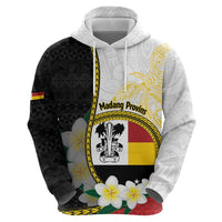 Personalised PNG Madang Provins Hoodie Papua New Guinea Plumeria Melanesian Pattern - Polynesian Pride