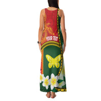 Personalised PNG Oro Provins Family Matching Tank Maxi Dress and Hawaiian Shirt Papua New Guinea Plumeria Melanesian Pattern LT14 - Polynesian Pride