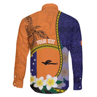 Personalised PNG Niu Ailan Family Matching Mermaid Dress and Hawaiian Shirt Papua New Guinea Plumeria Melanesian Pattern LT14 - Polynesian Pride