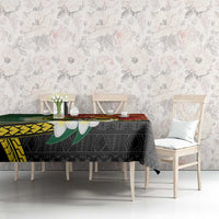 Personalised PNG Simbu Provins Tablecloth Papua New Guinea Plumeria Melanesian Pattern LT14 - Polynesian Pride