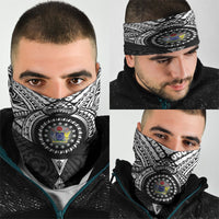 Cook Islands Manta Ray Neck Gaiter Kuki Airani Tattoo Black Color LT14 - Polynesian Pride