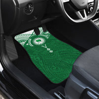 Personalised Cook Islands Rarotonga Car Mats Map With Kuki Airani Manta Ray Tattoo LT14 - Polynesian Pride