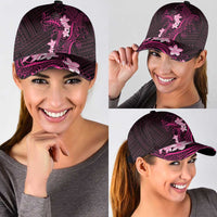 Pink Hawaii Classic Cap Hammerhead Shark Tattoo Curve Polynesian - Polynesian Pride