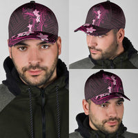 Pink Hawaii Classic Cap Hammerhead Shark Tattoo Curve Polynesian - Polynesian Pride