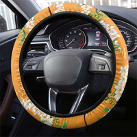 Prince Kuhio Aloha Hawaii Steering Wheel Cover Plumeria Ilima Lei Palaka Motifs