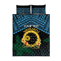 Personalised Sanma Day Quilt Bed Set Vanuatu Provinces Polynesian Pattern