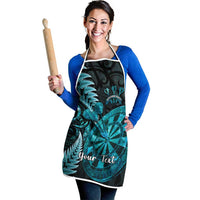 Personalised New Zealand Darts Apron Happiness Is A Tight Threesome Maori Paua Shell LT14 - Polynesian Pride