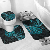 Personalised New Zealand Darts Bathroom Set Happiness Is A Tight Threesome Maori Paua Shell - Polynesian Pride