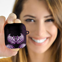 New Zealand Ta Moko AirPods Case Aotearoa Maori Chest Tattoo Purple