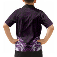 New Zealand Ta Moko Hawaiian Shirt Aotearoa Maori Chest Tattoo Purple LT14 - Polynesian Pride