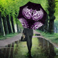 New Zealand Ta Moko Umbrella Aotearoa Maori Chest Tattoo Purple