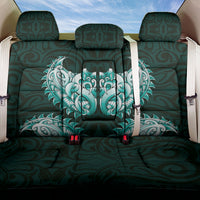 New Zealand Ta Moko Back Car Seat Cover Aotearoa Maori Chest Tattoo Turquoise