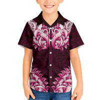 New Zealand Ta Moko Hawaiian Shirt Aotearoa Maori Chest Tattoo Pink LT14 - Polynesian Pride