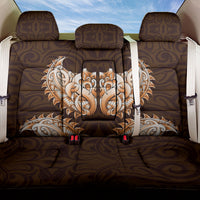 New Zealand Ta Moko Back Car Seat Cover Aotearoa Maori Chest Tattoo Orange