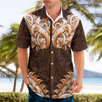 New Zealand Ta Moko Hawaiian Shirt Aotearoa Maori Chest Tattoo Orange LT14 - Polynesian Pride