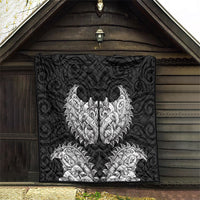 New Zealand Ta Moko Quilt Aotearoa Maori Chest Tattoo Black