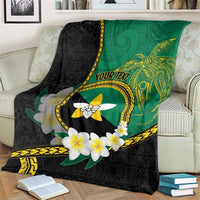 Personalised PNG Enga Provins Blanket Papua New Guinea Plumeria Melanesian Pattern LT14 - Polynesian Pride