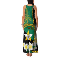 Personalised PNG Enga Provins Family Matching Tank Maxi Dress and Hawaiian Shirt Papua New Guinea Plumeria Melanesian Pattern LT14 - Polynesian Pride