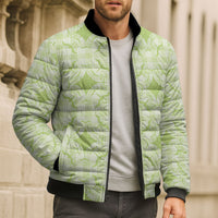 Omaomao Hawaii Iwa Bird Palaka Motifs Bomber Puffer Jacket LT14 - Polynesian Pride