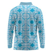 Polu Hawaii Iwa Bird Palaka Motifs Long Sleeve Polo Shirt LT14 - Polynesian Pride