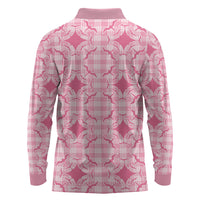 Alaka Hawaii Iwa Bird Palaka Motifs Long Sleeve Polo Shirt LT14 - Polynesian Pride