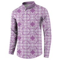 Poni Hawaii Iwa Bird Palaka Motifs Button Sweatshirt LT14 - Polynesian Pride
