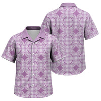 Poni Hawaii Iwa Bird Palaka Motifs Family Matching Puletasi and Hawaiian Shirt LT14 Son's Shirt Purple - Polynesian Pride