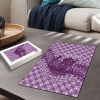 Poni Hawaii Cowboy Palaka Motifs Personalised Puzzle Paniolo Festival Puakenikeni Lei LT14 - Polynesian Pride