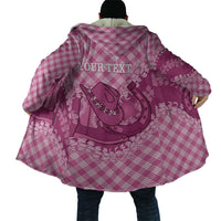Alaka Hawaii Cowboy Palaka Motifs Personalised Cloak Paniolo Festival Puakenikeni Lei LT14 - Polynesian Pride