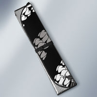 Eleele Hawaii Cowboy Palaka Motifs Personalised Auto Sun Shade Paniolo Festival Puakenikeni Lei LT14 - Polynesian Pride