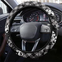 Eleele Hawaii Cowboy Palaka Motifs Steering Wheel Cover Paniolo Festival Puakenikeni Lei LT14 - Polynesian Pride