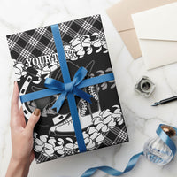 Eleele Hawaii Cowboy Palaka Motifs Personalised Wrapping Paper Paniolo Festival Puakenikeni Lei LT14 - Polynesian Pride