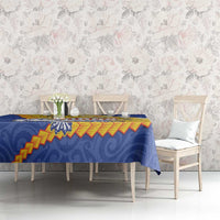 Torba Province Tablecloth Vanuatu Pattern Crocodile - Plumeria Flag Color