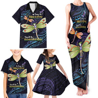 As Long As I Breathe You'll Be Remembered Family Matching Tank Maxi Dress and Hawaiian Shirt Dragonflies Memorial - Polynesian Pattern LT14 - Polynesian Pride