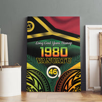 Vanuatu 1980 Canvas Wall Art Hapi 46 Yia Indipendens Anivesari LT14 - Polynesian Pride
